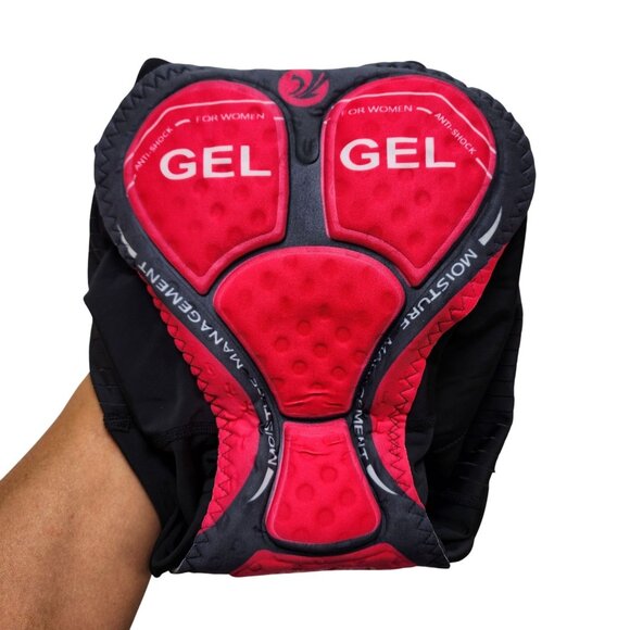 X-Tiger Womens Cycling Shorts With Gel Padding - Black Size L - Picture 6 of 6